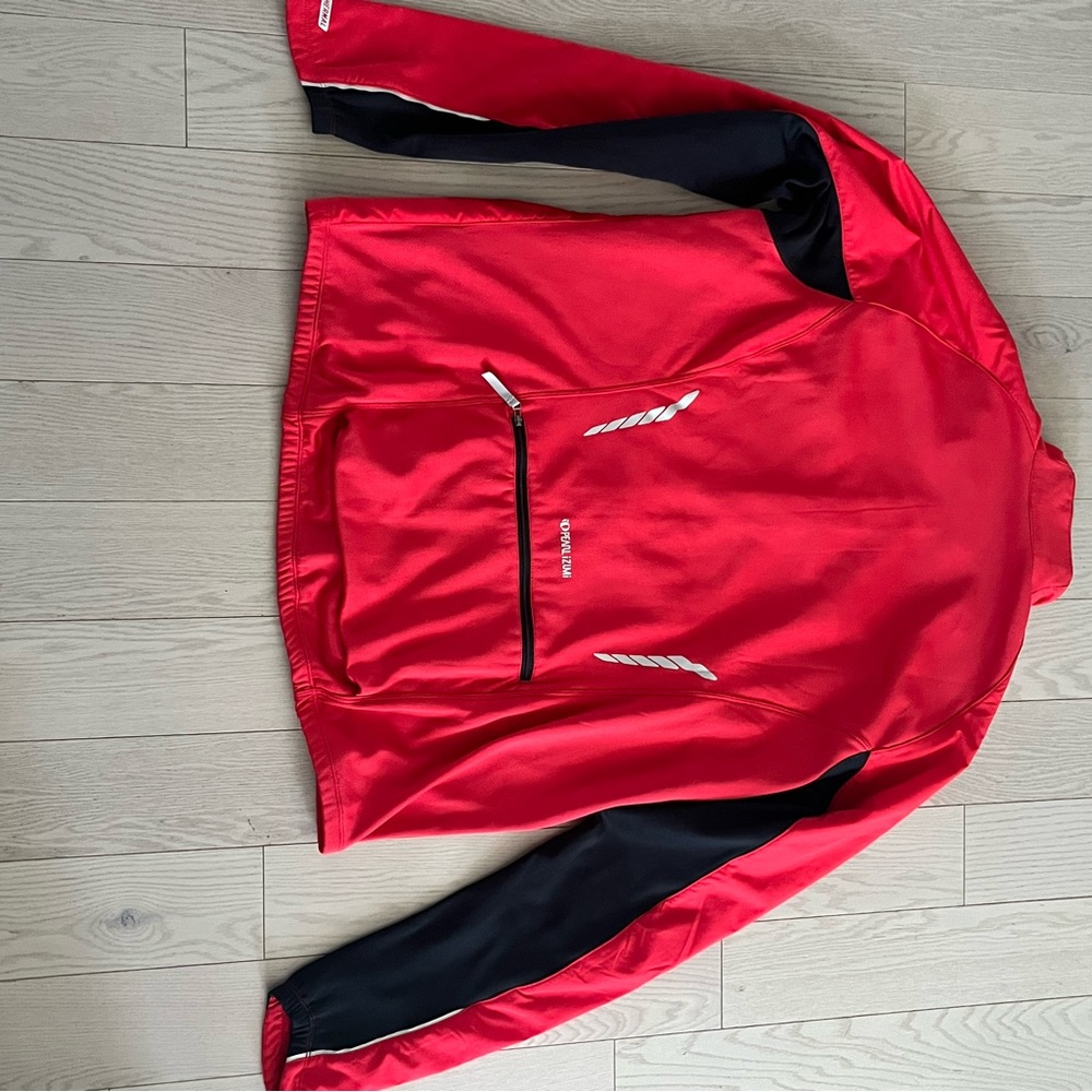 Pearl Izumi Red and Black Select Series Thermal Cycling Jacket - Picture 2 of 7